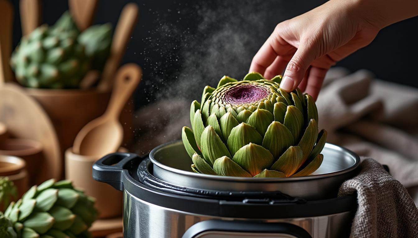 découvrez les secrets de l'artichaut avec notre guide complet sur la cuisson à la cocotte-minute seb. apprenez des techniques simples et savoureuses pour sublimer ce légume délicieux et profiter de ses bienfaits nutritionnels. idéal pour les amateurs de cuisine rapide et saine.