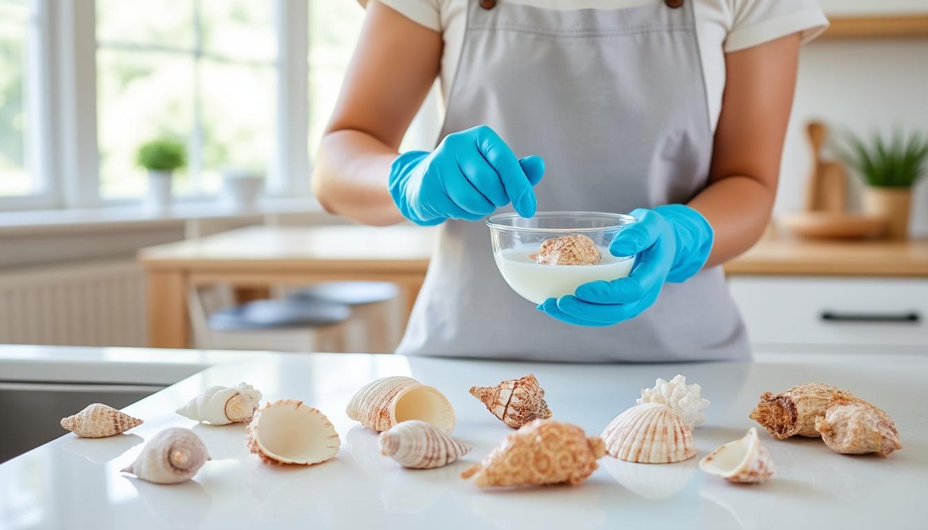 apprenez à nettoyer efficacement des coquillages au vinaigre blanc grâce à nos astuces de pro. profitez de coquillages propres et éclatants pour vos décorations ou collections !