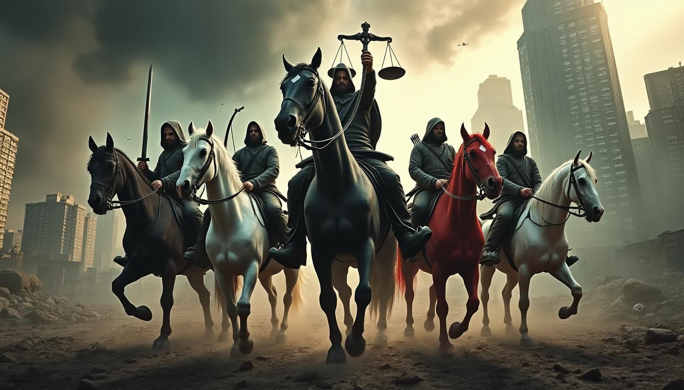découvrez comment les 4 cavaliers de l'apocalypse influencent notre vision de l'avenir et façonnent nos perceptions des risques et des défis à venir.