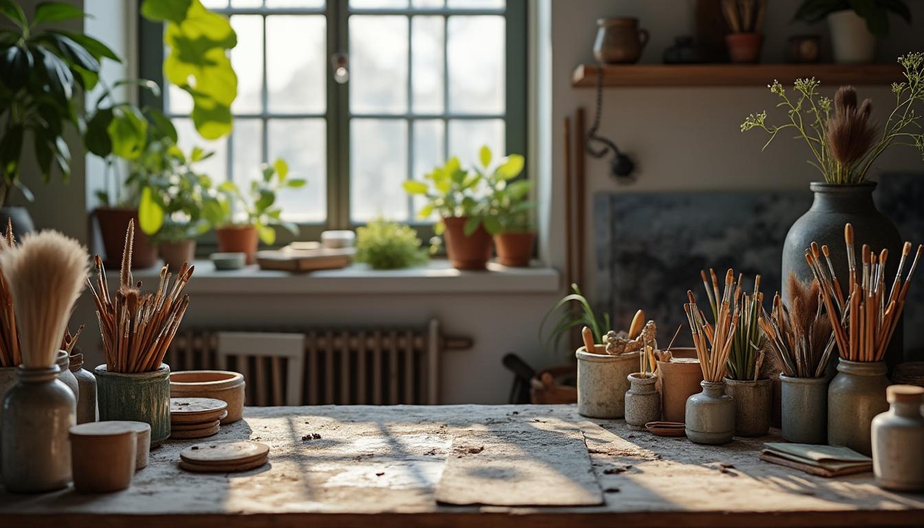 explorez comment l'art offre un refuge essentiel aux artistes face aux défis de la vie, révélant la puissance de la créativité pour surmonter les difficultés.