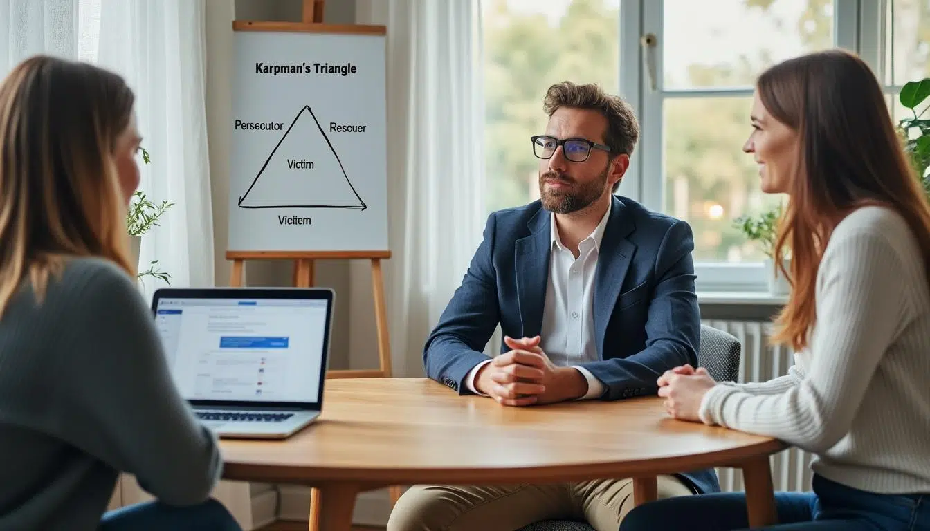 découvrez comment le triangle de karpman, utilisé en coaching, permet d'identifier les dynamiques relationnelles et de favoriser une transformation personnelle durable.