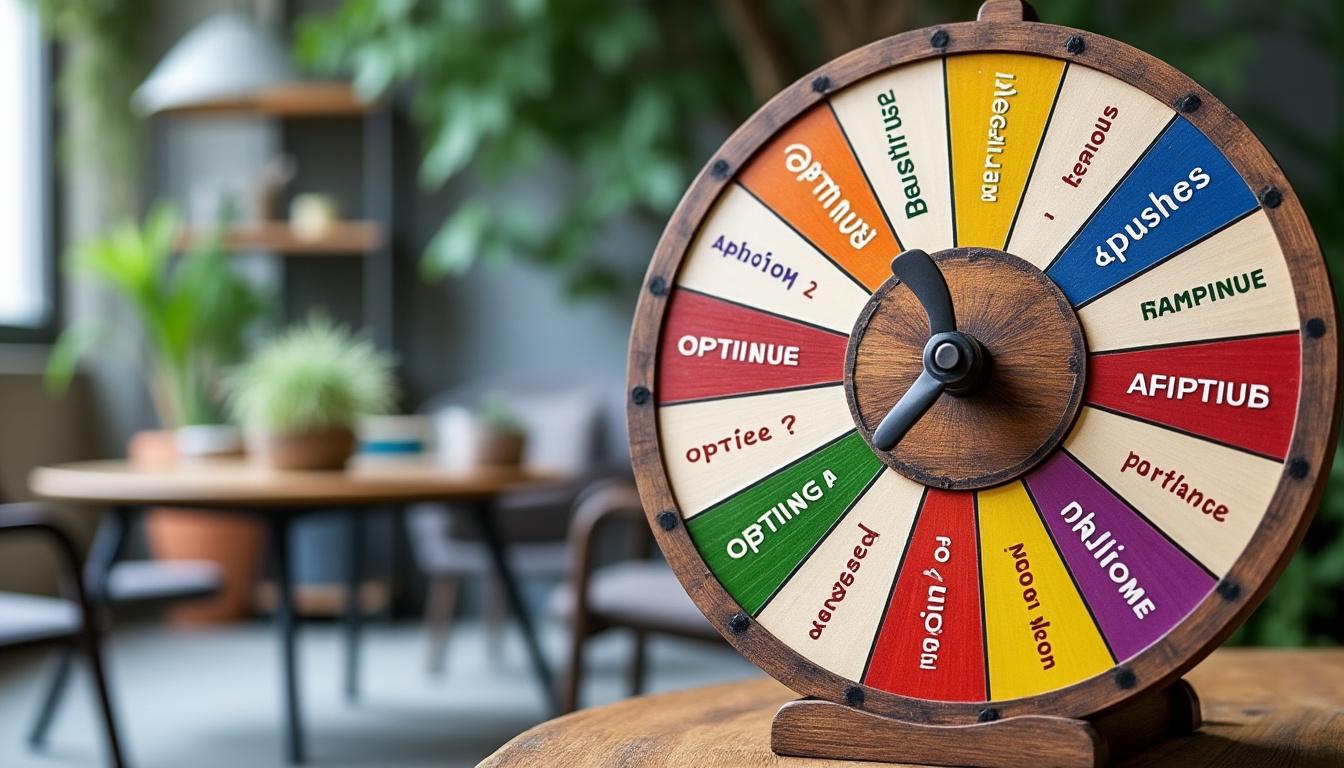 découvrez comment la roue des choix peut révolutionner votre prise de décision en rendant le processus plus clair, structuré et efficace.