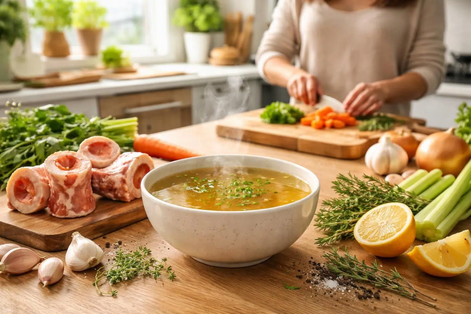 découvrez comment les bienfaits du bouillon d'os peuvent transformer votre alimentation en améliorant votre santé digestive, renforçant vos os et boostant votre énergie au quotidien.
