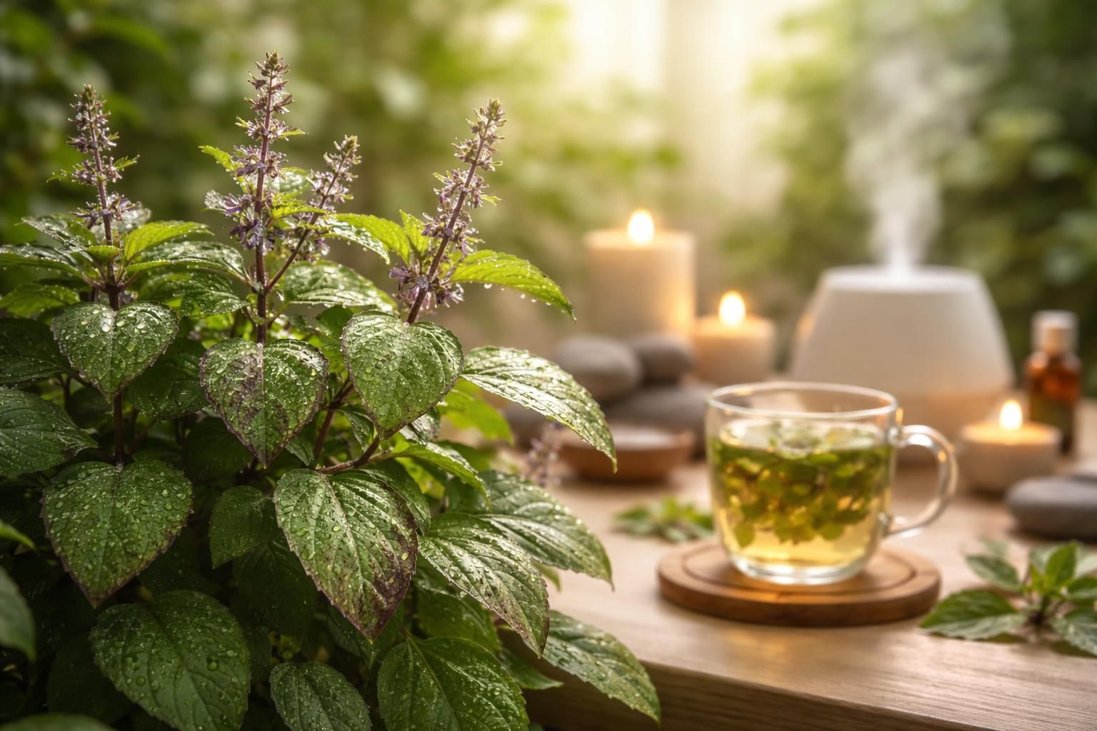 découvrez comment le basilic sacré ocimum sanctum révolutionne votre routine bien-être grâce à ses propriétés apaisantes et revitalisantes.