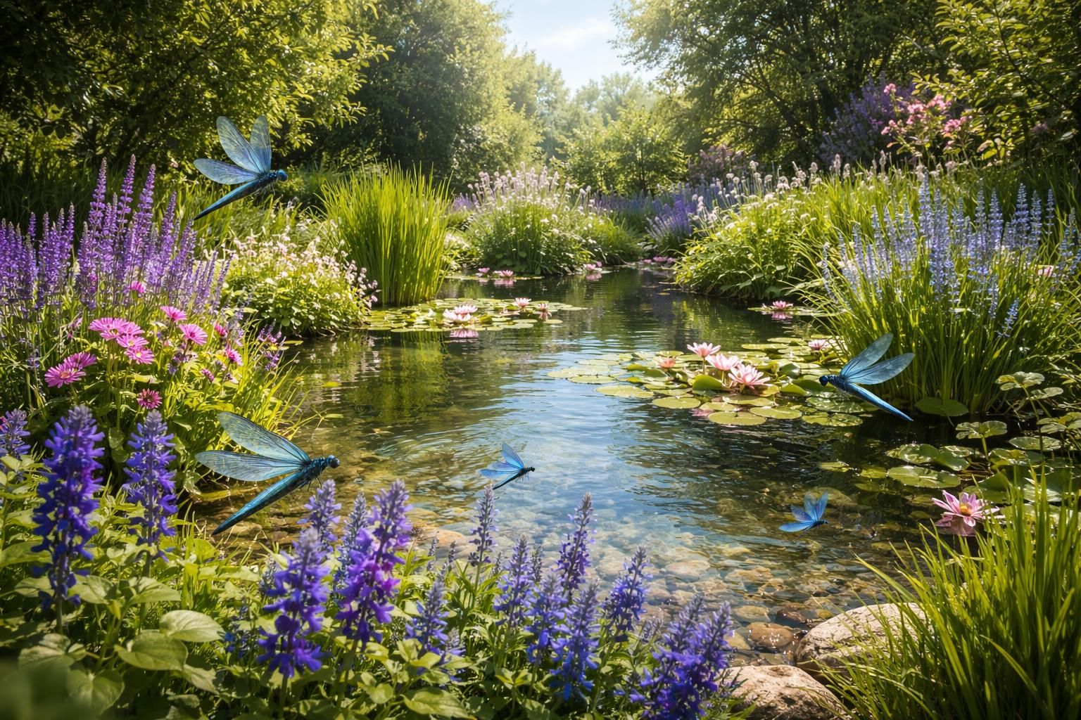 découvrez comment aménager un jardin attrayant pour les bleu libellules en choisissant les plantes, l'eau et les habitats idéaux pour favoriser leur présence et leur reproduction.