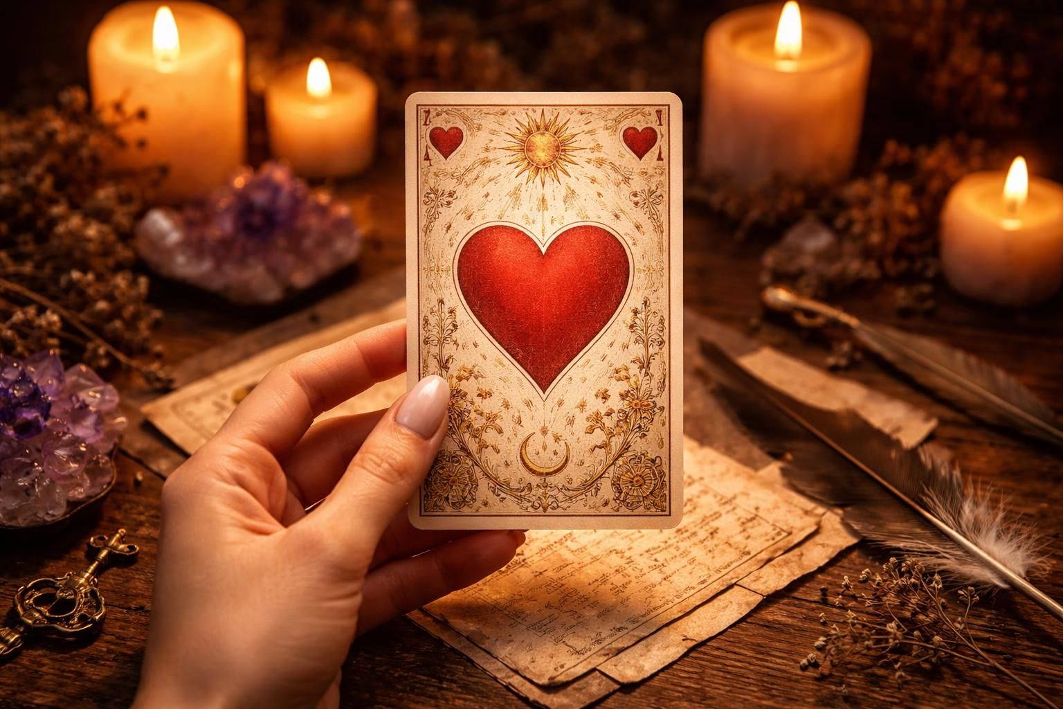 explorez la signification profonde de la carte as de cœur dans le tarot et découvrez son impact sur vos lectures et interprétations.