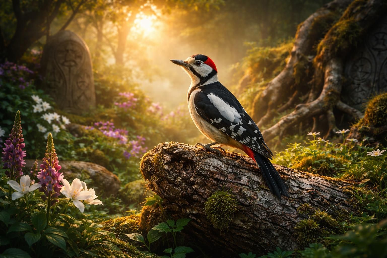 découvrez la signification spirituelle de l'oiseau pivert dans le jardin et explorez ses liens profonds avec la sagesse ancestrale, symbole de transformation et de connaissance.