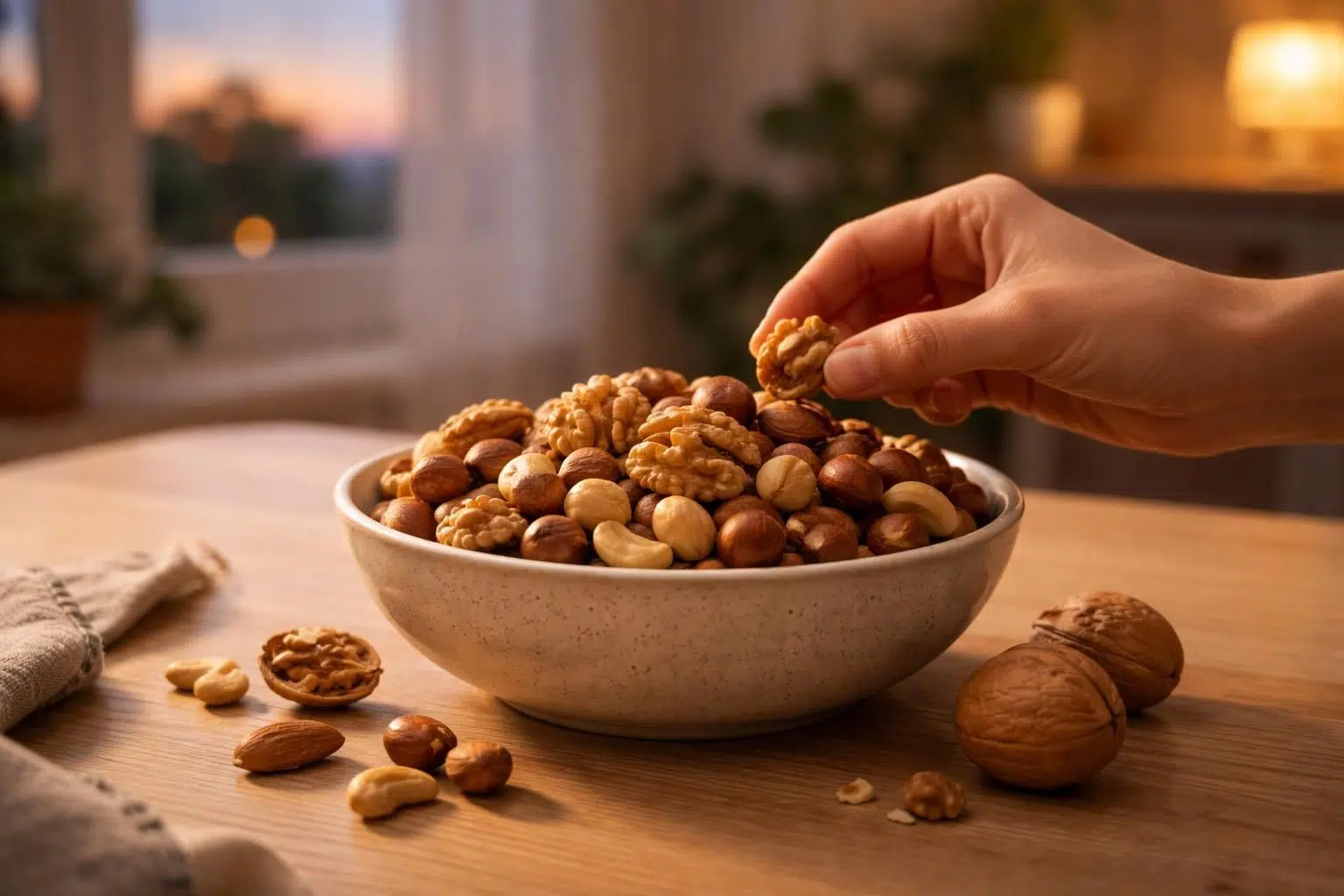 découvrez pourquoi manger des noix le soir peut améliorer votre santé, favoriser un sommeil réparateur et apporter des nutriments essentiels.